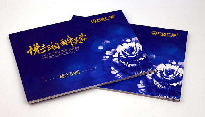 万达广场携手日大彩印打造“悦三湘醉芙蓉”精品楼书